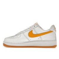 Кроссовки Nike Air Force 1 Low Retro QS Color Of The Month White University Gold
