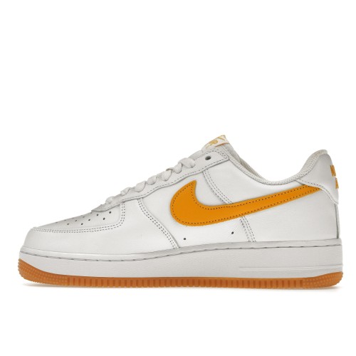 Кроссы Nike Air Force 1 Low Retro QS Color Of The Month White University Gold - мужская сетка размеров