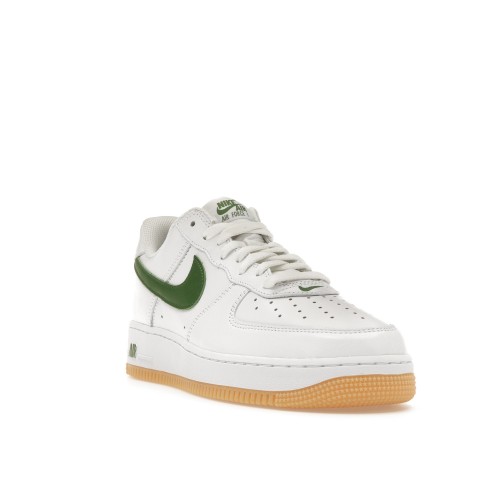 Кроссы Nike Air Force 1 Low Retro QS Color of the Month White Forest Green - мужская сетка размеров