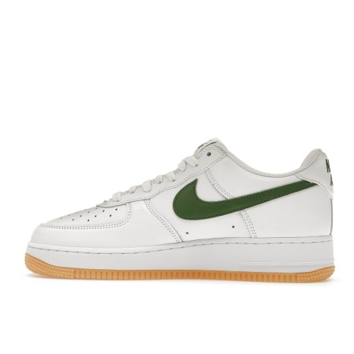 Кроссы Nike Air Force 1 Low Retro QS Color of the Month White Forest Green - мужская сетка размеров