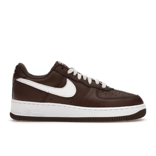 Кроссы Nike Air Force 1 Low Retro Color of the Month Chocolate - мужская сетка размеров