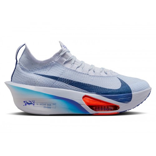 Кроссы Nike Air Zoom Alphafly Next% 3 Football Grey Ghost Persian Violet Blue Void - мужская сетка размеров