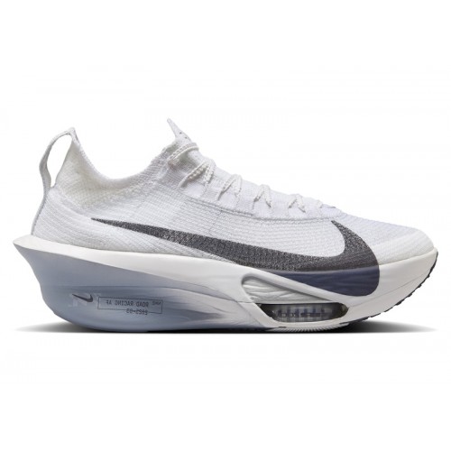 Кроссы Nike Air Zoom Alphafly Next% 3 White Pure Platinum Obsidian Mist Gridiron - мужская сетка размеров