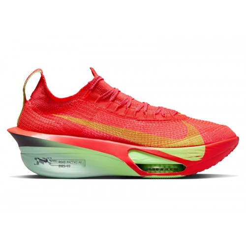 Кроссы Nike Air Zoom Alphafly Next% 3 Bright Crimson Lime Blast Mint Foam Cave Purple - мужская сетка размеров