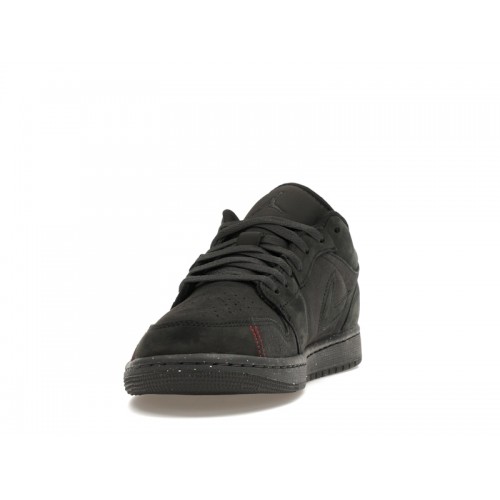 Кроссы Jordan 1 Low SE Craft Dark Smoke Grey Varsity Red - мужская сетка размеров