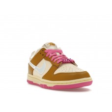 Женские кроссовки Nike Dunk Low SE Just Do it Bronzine Pink (W)