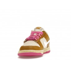Женские кроссовки Nike Dunk Low SE Just Do it Bronzine Pink (W)