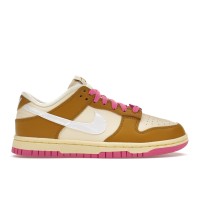 Женские кроссовки Nike Dunk Low SE Just Do it Bronzine Pink (W)