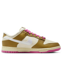 Женские Nike Dunk Low SE Just Do it Bronzine Pink (W)