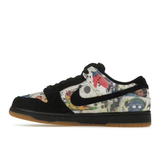 Кроссы Nike SB Dunk Low Supreme Rammellzee - мужская сетка размеров