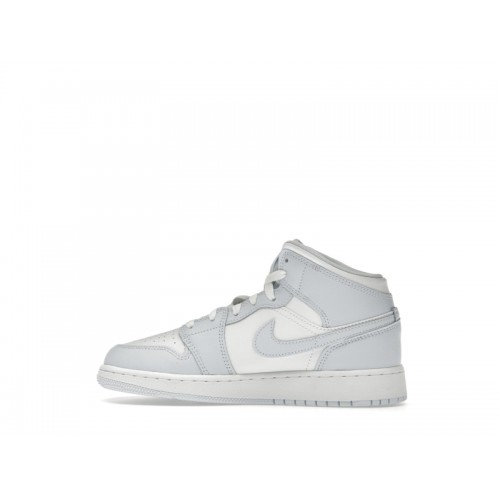 Кроссы Jordan 1 Mid Cobalt Bliss (GS) - подростковая сетка размеров