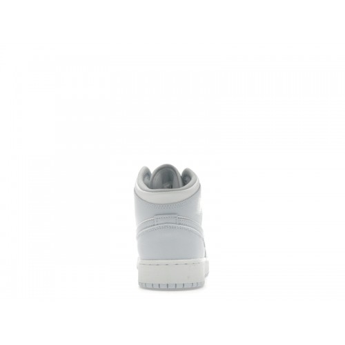 Кроссы Jordan 1 Mid Cobalt Bliss (GS) - подростковая сетка размеров