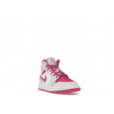 Подростковые Jordan 1 Mid Fire Pink (GS)