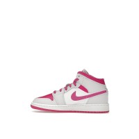 Подростковые Jordan 1 Mid Fire Pink (GS)