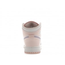 Подростковые Jordan 1 Mid Pink Wash (GS)