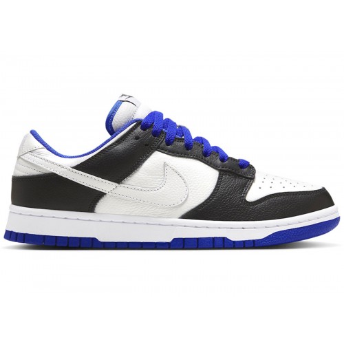 Кроссы Nike Dunk Low White Black Royal - мужская сетка размеров