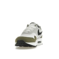 Nike Air Max 1 White Black Medium Olive