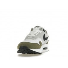 Nike Air Max 1 White Black Medium Olive