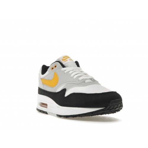 Кроссы Nike Air Max 1 White University Gold - мужская сетка размеров