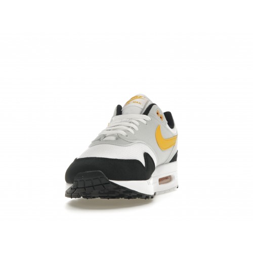 Кроссы Nike Air Max 1 White University Gold - мужская сетка размеров