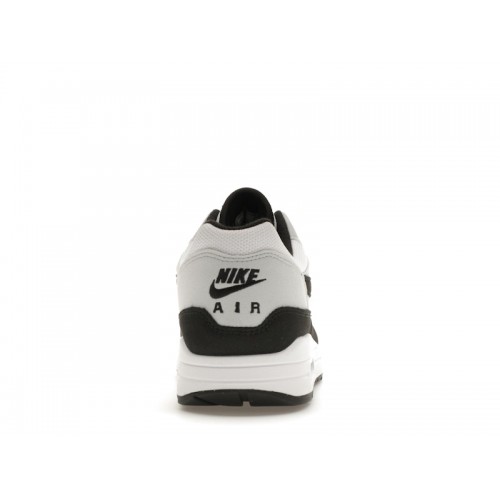 Кроссы Nike Air Max 1 White Black - мужская сетка размеров