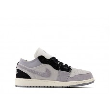 Подростковые Jordan 1 Low SE Craft Tech Grey Black (GS)