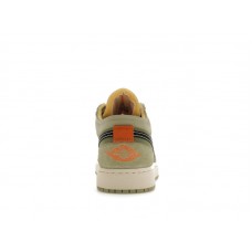 Подростковые Jordan 1 Low SE Sky J Light Olive (GS)