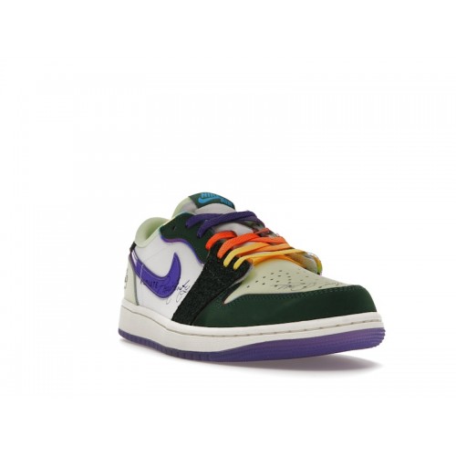 Кроссы Jordan 1 Retro Low OG Doernbecher (2023) - мужская сетка размеров