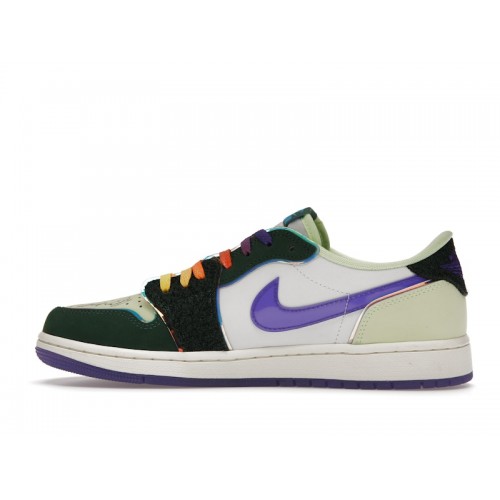 Кроссы Jordan 1 Retro Low OG Doernbecher (2023) - мужская сетка размеров