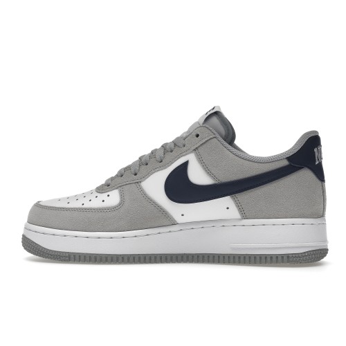 Кроссы Nike Air Force 1 Low 07 Light Smoke Grey Midnight Navy - мужская сетка размеров