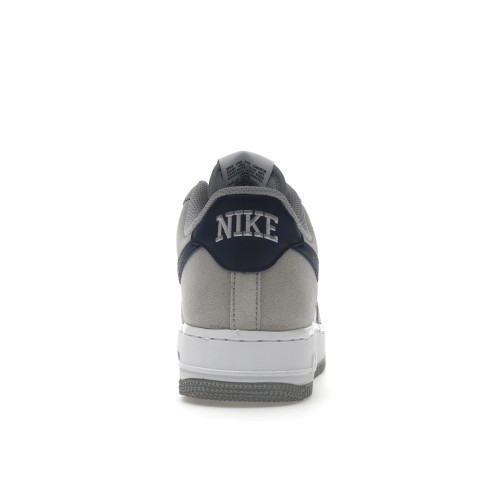 Кроссы Nike Air Force 1 Low 07 Light Smoke Grey Midnight Navy - мужская сетка размеров