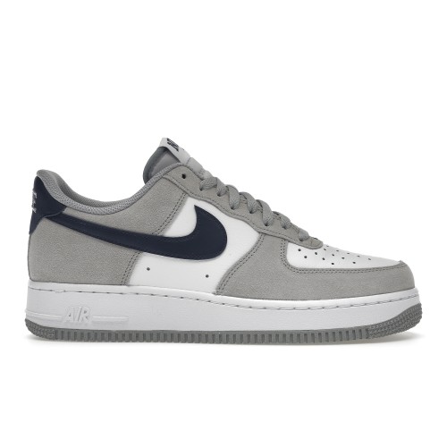 Кроссы Nike Air Force 1 Low 07 Light Smoke Grey Midnight Navy - мужская сетка размеров