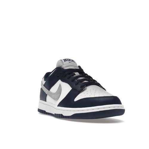 Кроссы Nike Dunk Low Summit White Midnight Navy - мужская сетка размеров