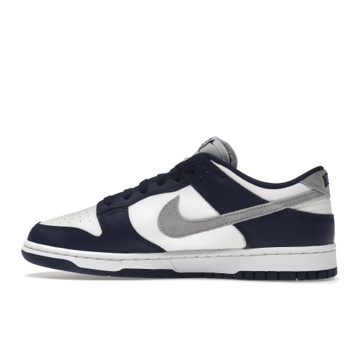 Кроссы Nike Dunk Low Summit White Midnight Navy - мужская сетка размеров