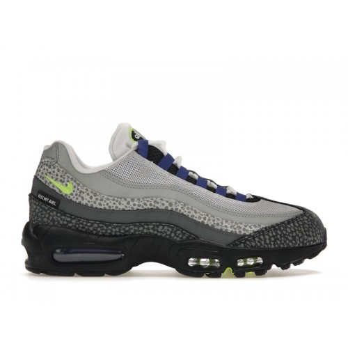 Кроссы Nike Air Max 95 Kiss My Airs Neon - мужская сетка размеров