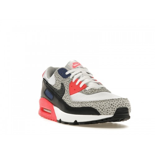 Кроссы Nike Air Max 90 Kiss My Airs Infrared Safari - мужская сетка размеров