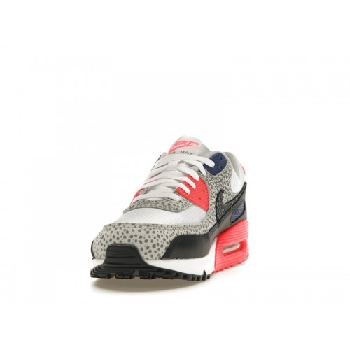 Кроссы Nike Air Max 90 Kiss My Airs Infrared Safari - мужская сетка размеров