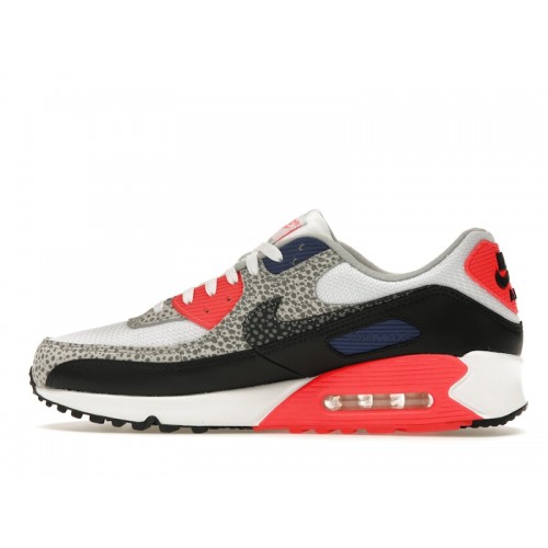 Кроссы Nike Air Max 90 Kiss My Airs Infrared Safari - мужская сетка размеров