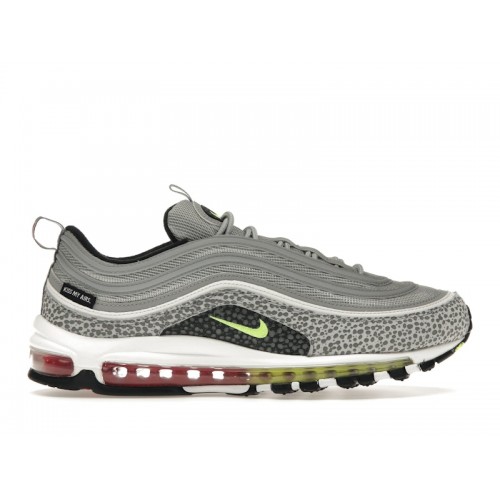 Кроссы Nike Air Max 97 Kiss My Airs Silver Bullet Safari - мужская сетка размеров