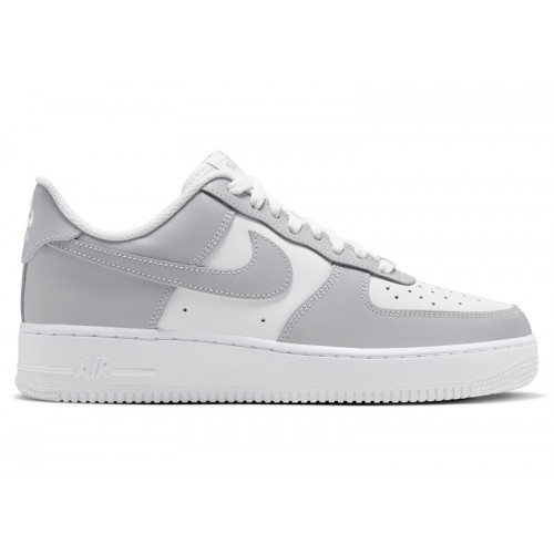 Nike Air Force 1 Low 07 Light Smoke Grey White - мужская сетка размеров