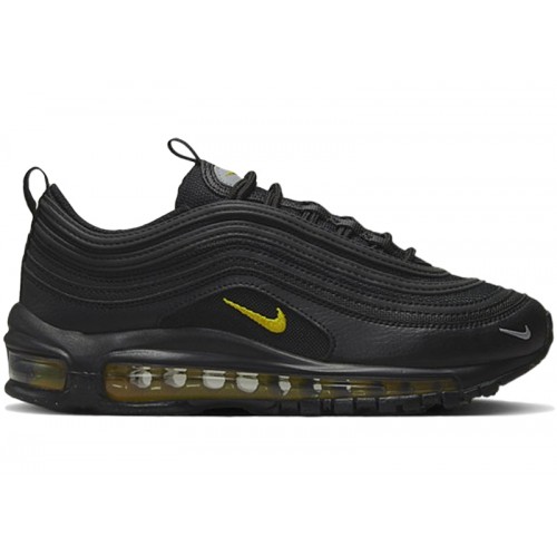 Nike Air Max 97 GS Black University Gold - подростковая сетка размеров