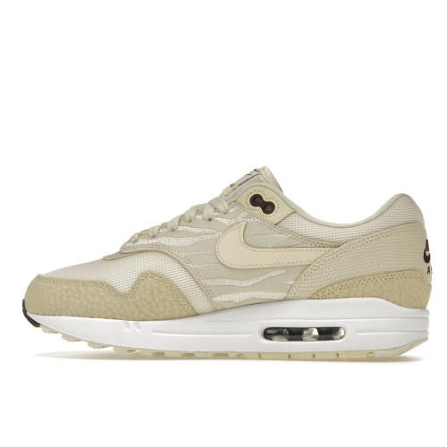 Кроссы Nike Air Max 1 87 Safari Coconut Milk (W) - женская сетка размеров