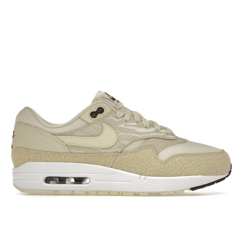 Кроссы Nike Air Max 1 87 Safari Coconut Milk (W) - женская сетка размеров