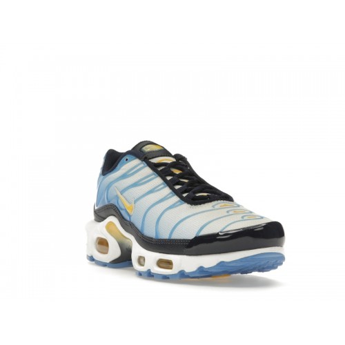 Кроссы Nike Air Max Plus University Blue Topaz Gold (W) - женская сетка размеров