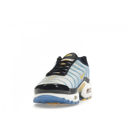 Кроссы Nike Air Max Plus University Blue Topaz Gold (W) - женская сетка размеров