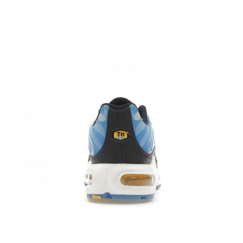 Кроссы Nike Air Max Plus University Blue Topaz Gold (W) - женская сетка размеров