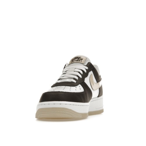 Кроссы Nike Air Force 1 Low 07 White Velvet Brown (W) - женская сетка размеров