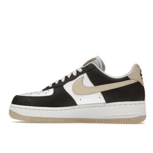 Кроссы Nike Air Force 1 Low 07 White Velvet Brown (W) - женская сетка размеров