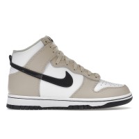 Женские кроссовки Nike Dunk High White Sanddrift Brown (W)