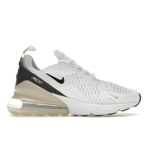 Кроссы Nike Air Max 270 White Velvet Brown (W) - женская сетка размеров